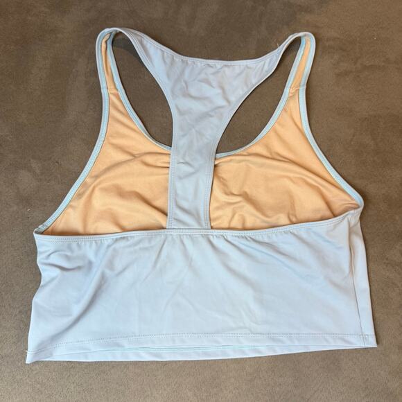 Kortni Jeane Light Blue Racerback Swim Bikini Top 2XL XXL 2X - Picture 2 of 7